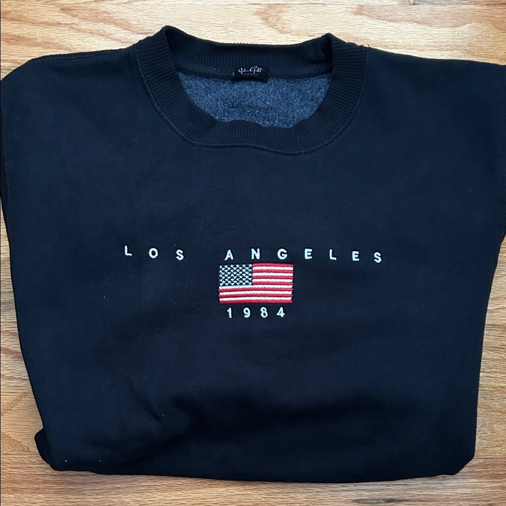 Black Los Angeles 1984 Sweater